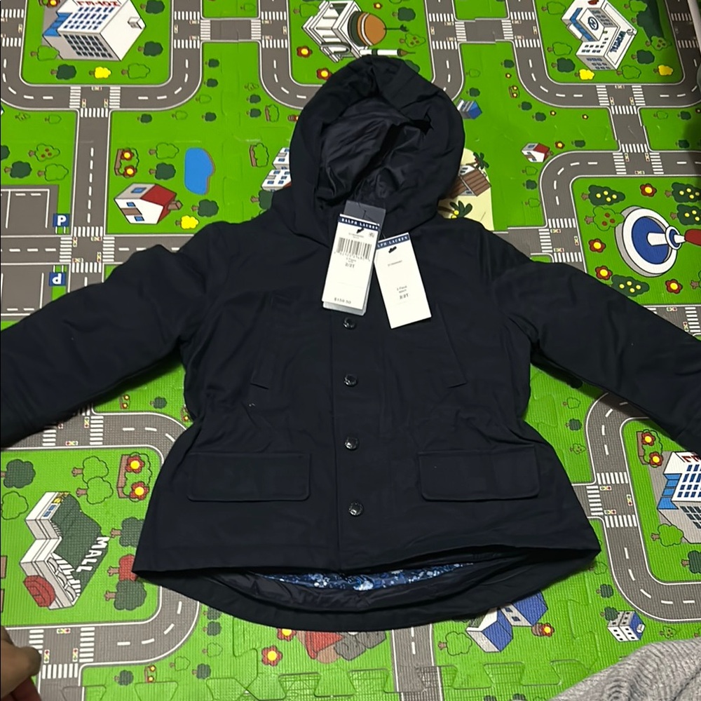 Ralph Lauren Polo Rain Puffer Hooded Jacket